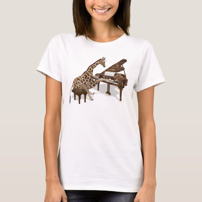 T-shirt Piano de Girafe (Devant)
