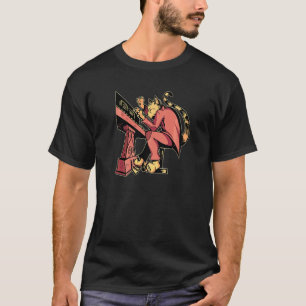 T-shirt Piano de jeu de tigre