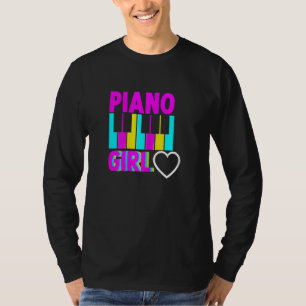 T-shirt Piano Fille Pianiste Piano Joueur Piano Musicien M