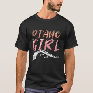 T-shirt Piano Girl