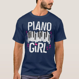 T-shirt Piano Girl Pianiste musicien musicien Lover enseig