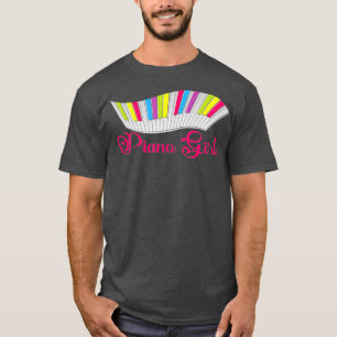 T-shirt Piano Girl Piano Lecteur Piano Musical Pianist Cla