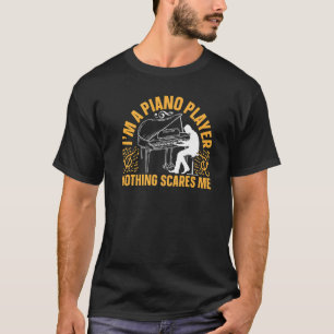 T-shirt Piano Keyboard Player - Je suis un Piano Player Ri