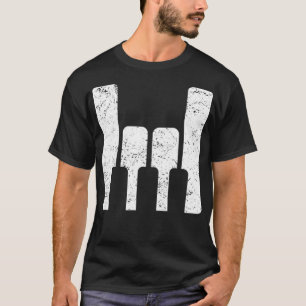 T-shirt Piano Player Enseignant Dons Le Clavier Rocks