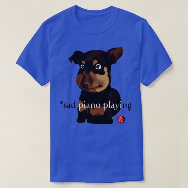 T-shirt Piano Triste (Design devant)