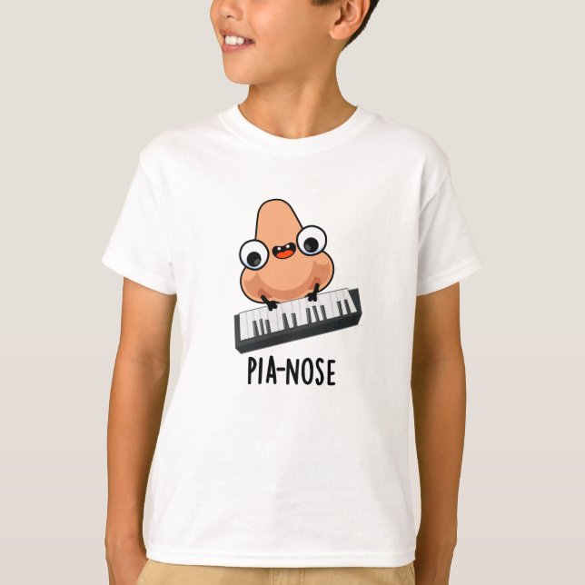 T-shirt Pianose Funny Piano Nez Pun (Devant)