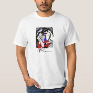 T-shirt Pianoter simplement un air isolé