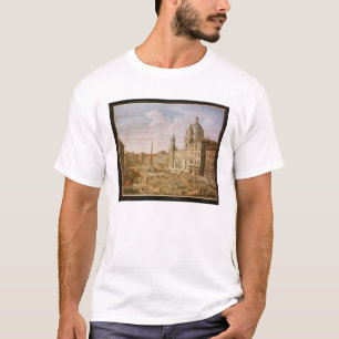 T-shirt Piazza Navona, Rome, semblant du sud vers Palazzo