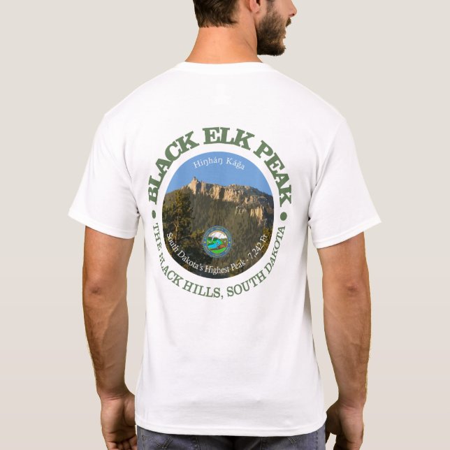 T-shirt Pic d'Elk noir (Dos)