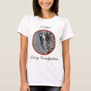 T-shirt Pic Downy en neige - Photo originale