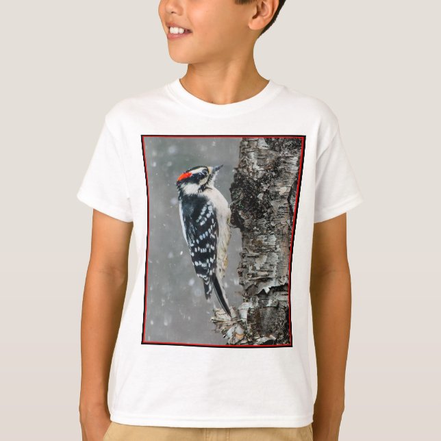 T-shirt Pic Downy en neige - Photo originale (Devant)