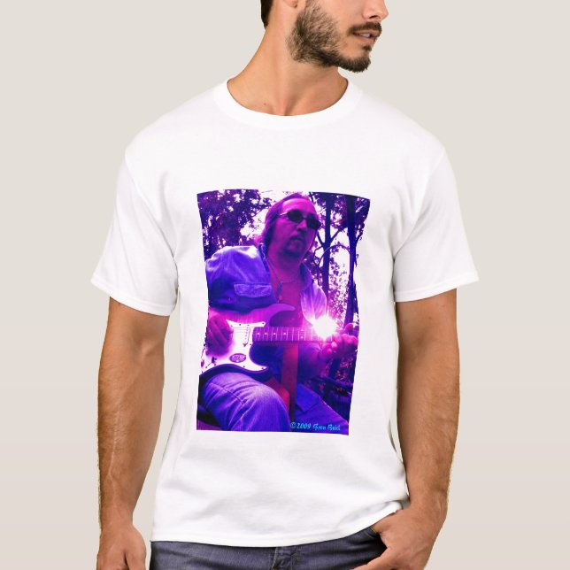 T-SHIRT PIC T DE BATTERED'N'BLUESED (Devant)