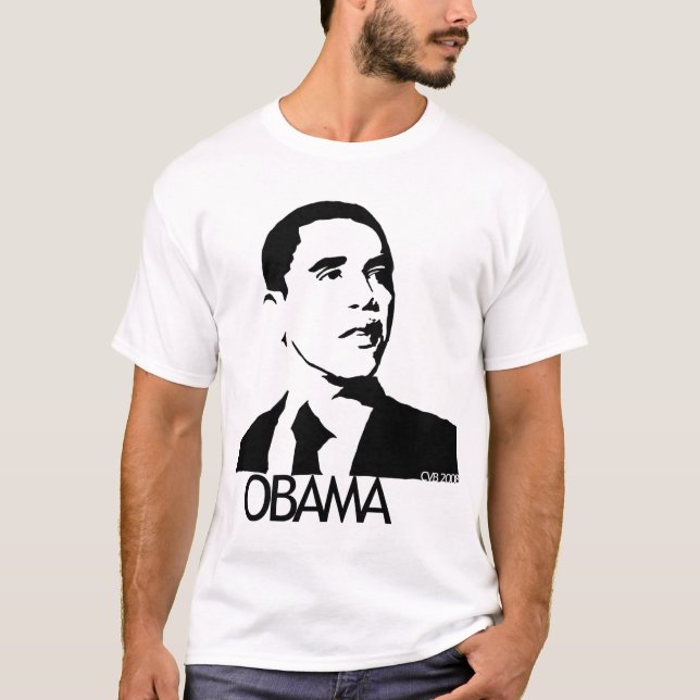 T-shirt PIC tirée par la main de Barack Obama (Devant)