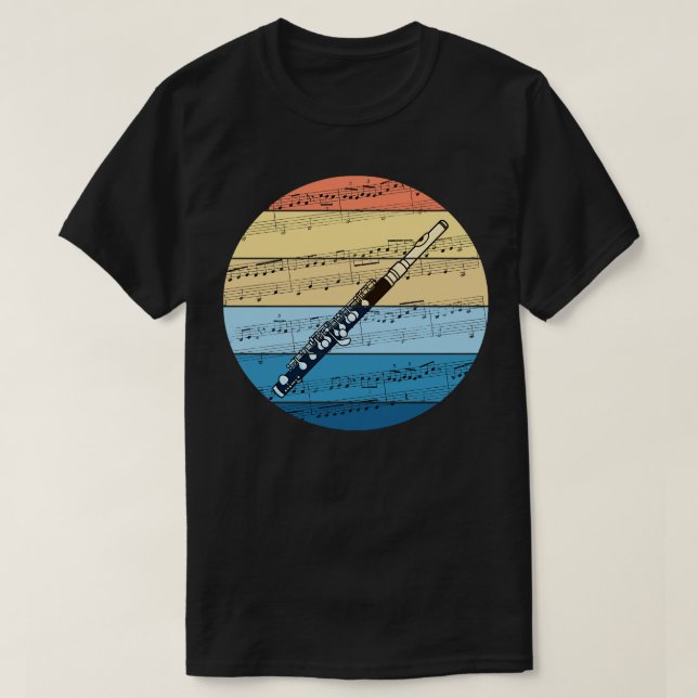 T-shirt Piccolo Music Notation Festival d'été Piccoloist (Design devant)