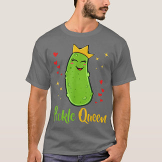 T-shirt Picket Dancing Cute Cucumber Green Vegan Funny Que