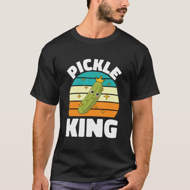 T-shirt Pickle King Funny Pickles Nourriture (Devant)