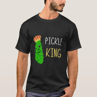 T-shirt Pickle King Pickled Cucumber Gherkins Dill Food
