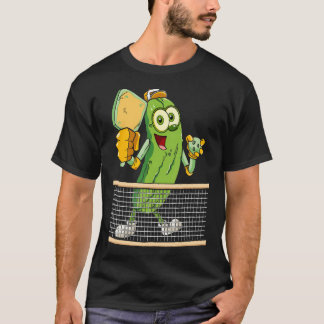 T-shirt Pickle Playing Pickleball Funny Paddle Player Men 