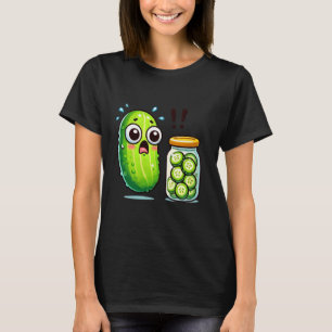 T-shirt Pickle Surprise un Concombre et un bocal de Pic tr