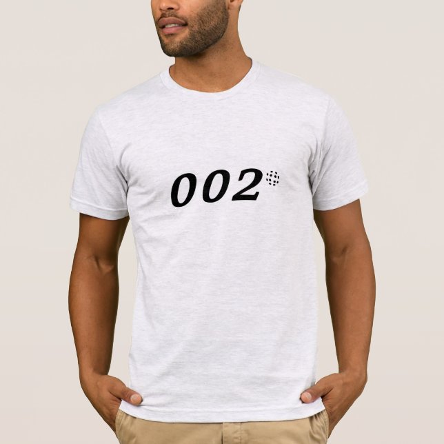 T-shirt Pickleball 002 zéro zéro agents deux secrets (Devant)