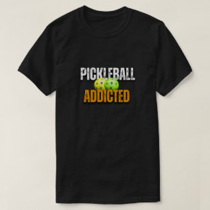 T-shirt Pickleball accro, pickleball