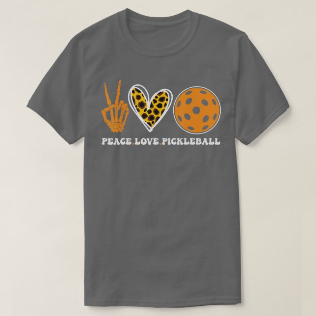 T-shirt Pickleball Amusement Automne Halloween Saison III (Design devant)