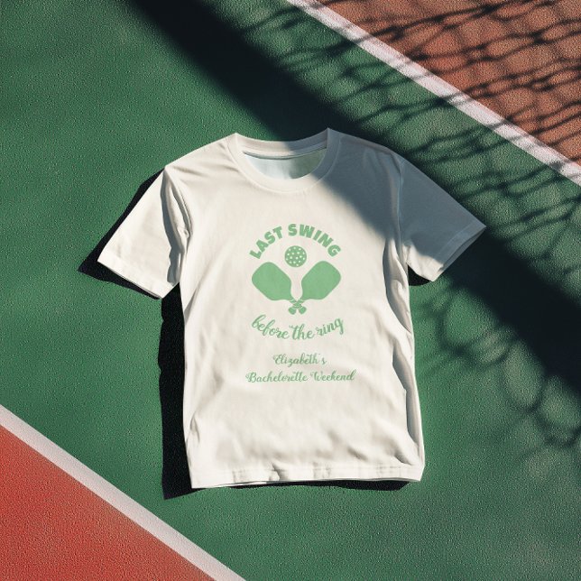 T-shirt Pickleball Bachelorette Weekend (Créateur téléchargé)