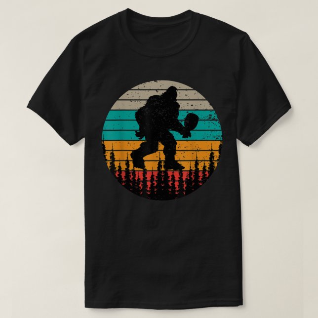 T-shirt Pickleball Bigfoot Pickleball Sasquatatch Dink Pla (Design devant)