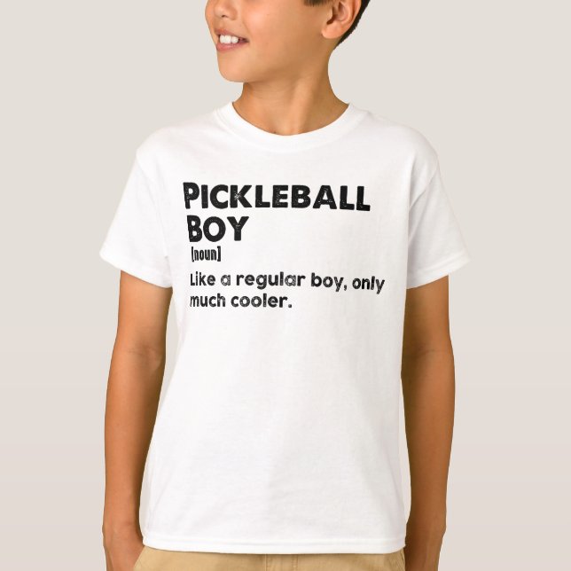 T-shirt Pickleball Boy Funny Dictionnaire Définition Pickl (Devant)