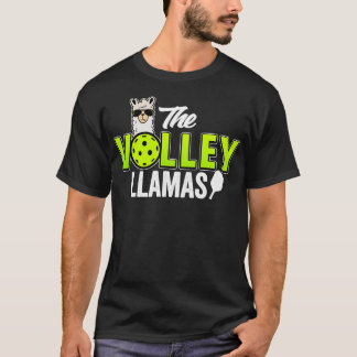T-shirt Pickleball Cadeaux Volley Llamas drôle Picklebal