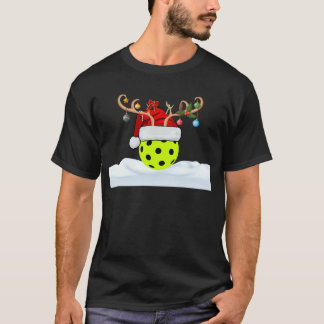T-shirt Pickleball Casquette de Noël - Pickleball de Noël