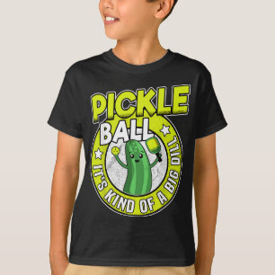 T-shirt Pickleball C'est un genre de Big Dill Retro Funny 
