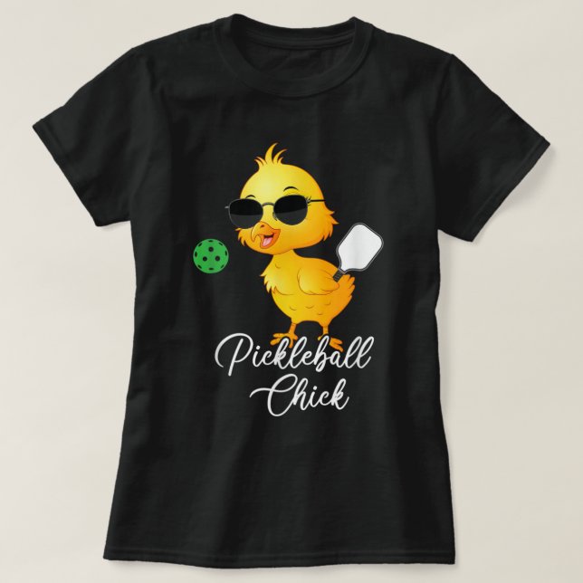 T-shirt Pickleball Chick, marrant pickleball 310 (Design devant)