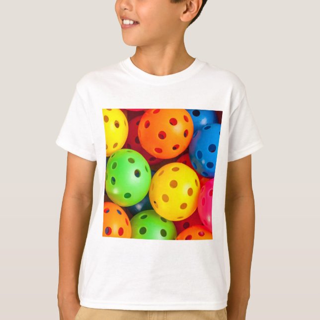 T-shirt Pickleball coloré (Devant)