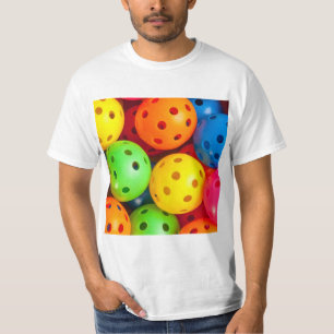 T-shirt Pickleball coloré