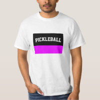 PICKLEBALL Cool Tropical Rose Bloc de couleur noir