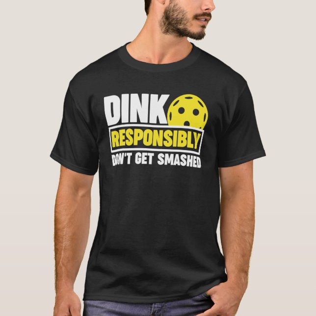 T-shirt Pickleball don't get smashed (Devant)