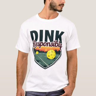 T-shirt Pickleball drôle pour les hommes - "Dink R