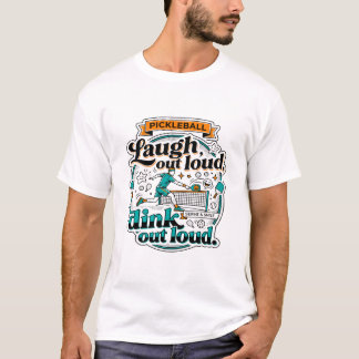 T-shirt Pickleball Drôle Rire à Goutte de Sport