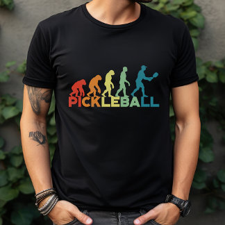 T-shirt Pickleball Evolution Funny Custom Name or Text
