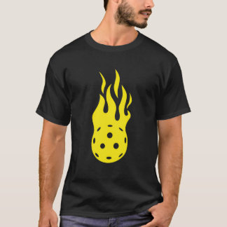 T-shirt pickleball flamme paddle tennis