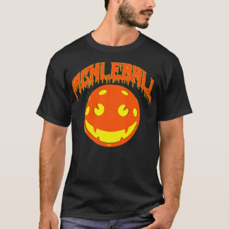 T-shirt Pickleball Halloween citrouille Pickleball
