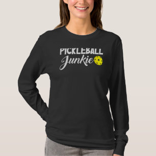 T-shirt Pickleball Junkie Pickleball Dit Ball Sport