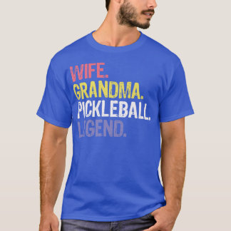 T-shirt Pickleball Legend Grandma Femme Pour Joueuses 
