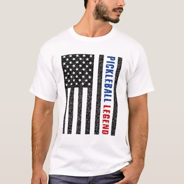 T-shirt Pickleball Legend USA (Devant)