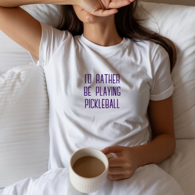 T-shirt Pickleball Lover's Dream drôle slogan violet (Créateur téléchargé)