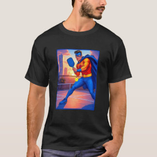 T-shirt Pickleball Man Superhero