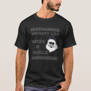 T-SHIRT PICKLEBALL NAUGHTLIST A BESOIN D'UNE PADDLE