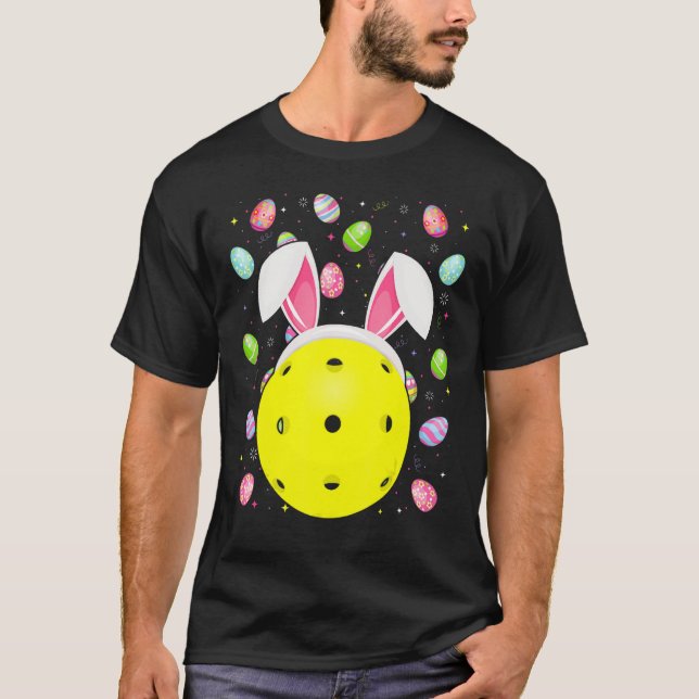 T-shirt Pickleball Oeuf de Pâques Drôle Pickleball Pâques  (Devant)