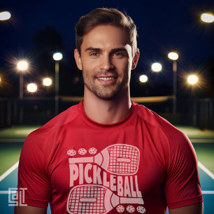 T-shirt Pickleball & Paddle Classic Design